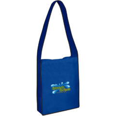 Non-Woven Messenger Tote with Hook and Loop Closure - 3367_ROY_Colorbrite
