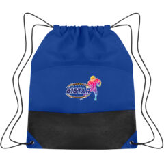 Non-Woven Two-Tone Drawstring Sports Pack - 3384_ROY_Colorbrite