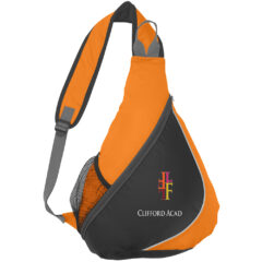 Sling Backpack - 3417_ORNBLK_Colorbrite