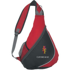 Sling Backpack - 3417_REDBLK_Colorbrite
