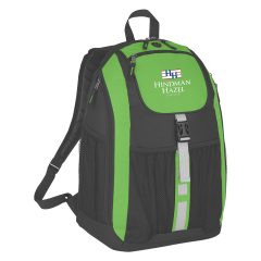 Deluxe Backpacks - 3420_LIMBLK_Colorbrite