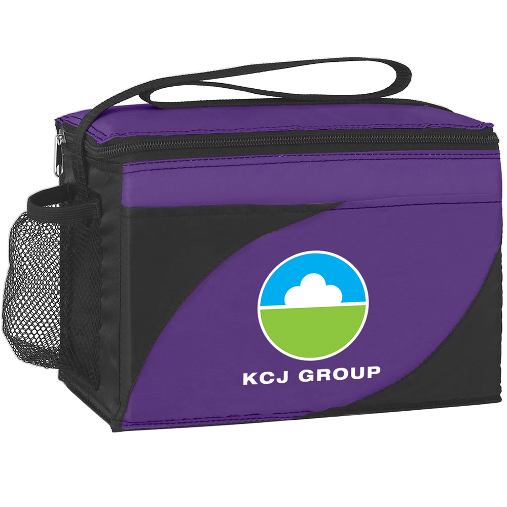 Access Cooler Bag – 6 can - 3506_BLKPUR_Colorbrite