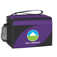 Access Cooler Bag – 6 cans - 3506_BLKPUR_Colorbrite