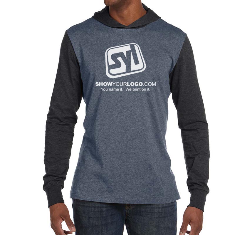custom long sleeve hooded t shirts