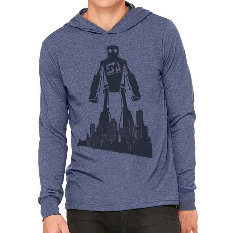 custom long sleeve hooded t shirts