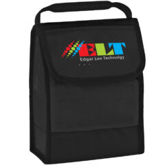 Folding Identification Lunch Bag - 3515_BLK_Colorbrite