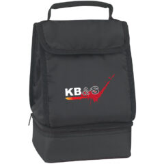 Dual Compartment Lunch Bag - 3517_BLK_Colorbrite