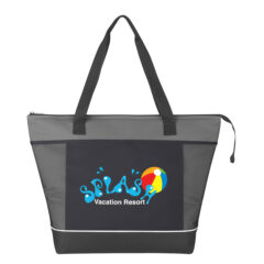 Mega Shopping Cooler Tote – 30 cans - 3558_BLKGRA_Colorbrite