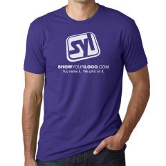 Next Level Fitted Men’s Crew T-Shirt - Purple Rush