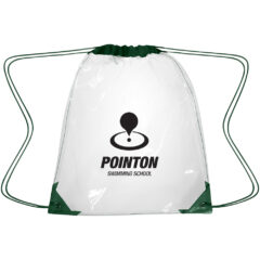 Clear EVA Drawstring Backpack - 3602_CLRGRF_Silkscreen