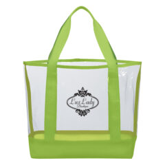 Clear Casual Tote Bag - 3604_CLRLIM_Silkscreen