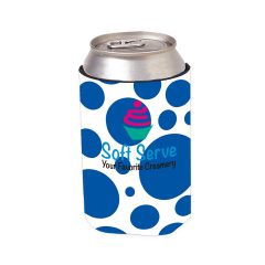 Designer Kan-Tastic Can Cooler - 38_WHT_4CP_Dots_1