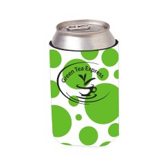 Designer Kan-Tastic Can Cooler - 38_WHT_4CP_Dots_2