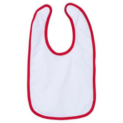 Rabbit Skins Infant Contrast Trim Premium Jersey Bib - 39239_fm