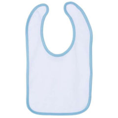 Rabbit Skins Infant Contrast Trim Premium Jersey Bib - 39243_fm