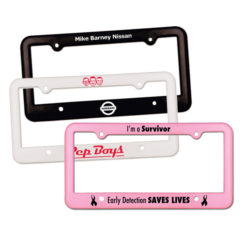License Plate Frame – 4 Holes - 40004-black_3