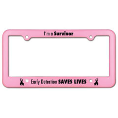 License Plate Frame – 4 Holes - 40004-pink_1