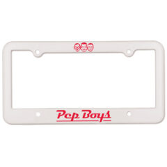License Plate Frame – 4 Holes - 40004-white_2
