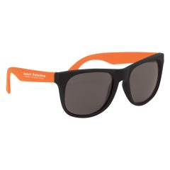 Rubberized Sunglasses - 4000_ORN_Silkscreen