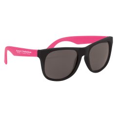 Rubberized Sunglasses - 4000_PNK_Silkscreen