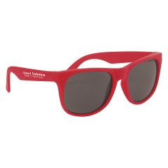 Rubberized Sunglasses - 4000_REDRED_Silkscreen 1