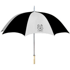 Umbrella – 48″ Arc - 4020_WHTBLK_Silkscreen