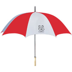 Umbrella – 48″ Arc - 4020_WHTRED_Silkscreen