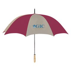 Golf Umbrella – 60″ Arc - 4021_KHKMRN_Colorbrite