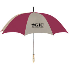 Golf Umbrella – 60″ Arc - 4021_KHKMRN_Silkscreen