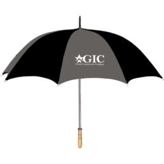 Golf Umbrella – 60″ Arc - 4021_PWTBLK_Silkscreen