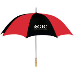 Golf Umbrella – 60″ Arc - 4021_REDBLK_Silkscreen