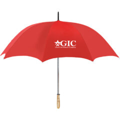 Golf Umbrella – 60″ Arc - 4021_RED_Silkscreen