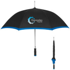 Edge Two-Tone Umbrella – 46″ Arc - 4036_BLKROY_Colorbrite
