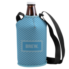 Neoprene Full Color Growler Cover with Strap - 406-4cp
