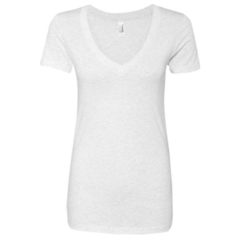 Next Level Women’s Triblend Short Sleeve Deep V-Neck T-Shirt - 41232_f_fm