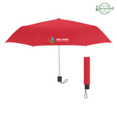 Budget Telescopic Umbrella – 42″ Arc - 4130_RED_Colorbrite