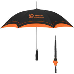 Umbrella – 46″ Arc - 4131_BLKORN_Silkscreen