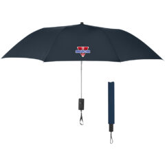 Auto-Open Telescopic Folding Umbrella – 44″ Arc - 4135_NAV_Colorbrite