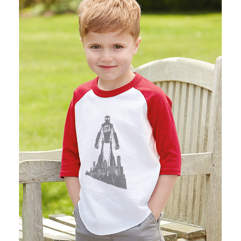 Toddler Augusta Sportswear Three-Quarter Sleeve Baseball Jersey - 4216_fl