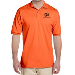 Jerzees Spot Shield 50/50 Polo Shirts - Burnt Orange