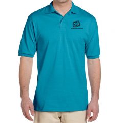 Jerzees Spot Shield 50/50 Polo Shirts - California Blue