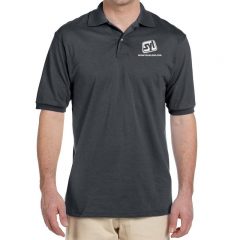 Jerzees Spot Shield 50/50 Polo Shirts - Charcoal Grey