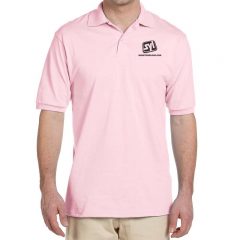 Jerzees Spot Shield 50/50 Polo Shirts - Classic Pink