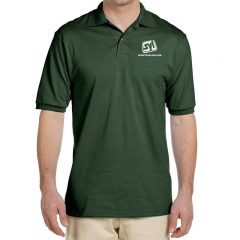 Jerzees Spot Shield 50/50 Polo Shirts - Forest Green