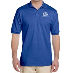 Jerzees Spot Shield 50/50 Polo Shirts - Royal Blue