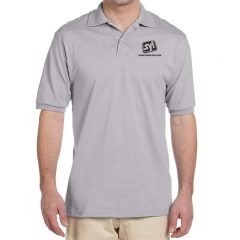 Jerzees Spot Shield 50/50 Polo Shirts - Silver