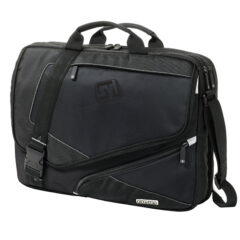 OGIO® Voyager Messenger Bag - 4452-Black-1-117023BlackFlatSS11-1200W