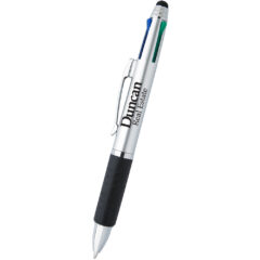 Pen with Stylus – 4 In 1 - 447_METSIL_Silkscreen