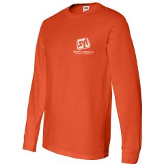 Fruit of the Loom Long Sleeve T-shirts - Burnt Orange