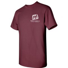 Gildan Heavyweight Cotton T-shirts - Maroon